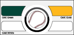 Oakland Athletics color scheme - Click Image to Close