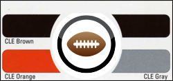 Cleveland Browns color scheme
