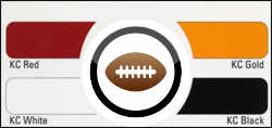 Kansas City Chiefs color scheme - Click Image to Close