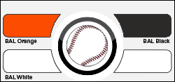 Baltimore Orioles color scheme