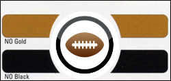 New Orleans Saints color scheme - Click Image to Close